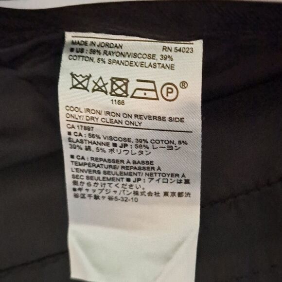 BANANA REPUBLIC Factory Sloan Pant, Black, Size 4 Petite, NWT - Picture 7 of 8